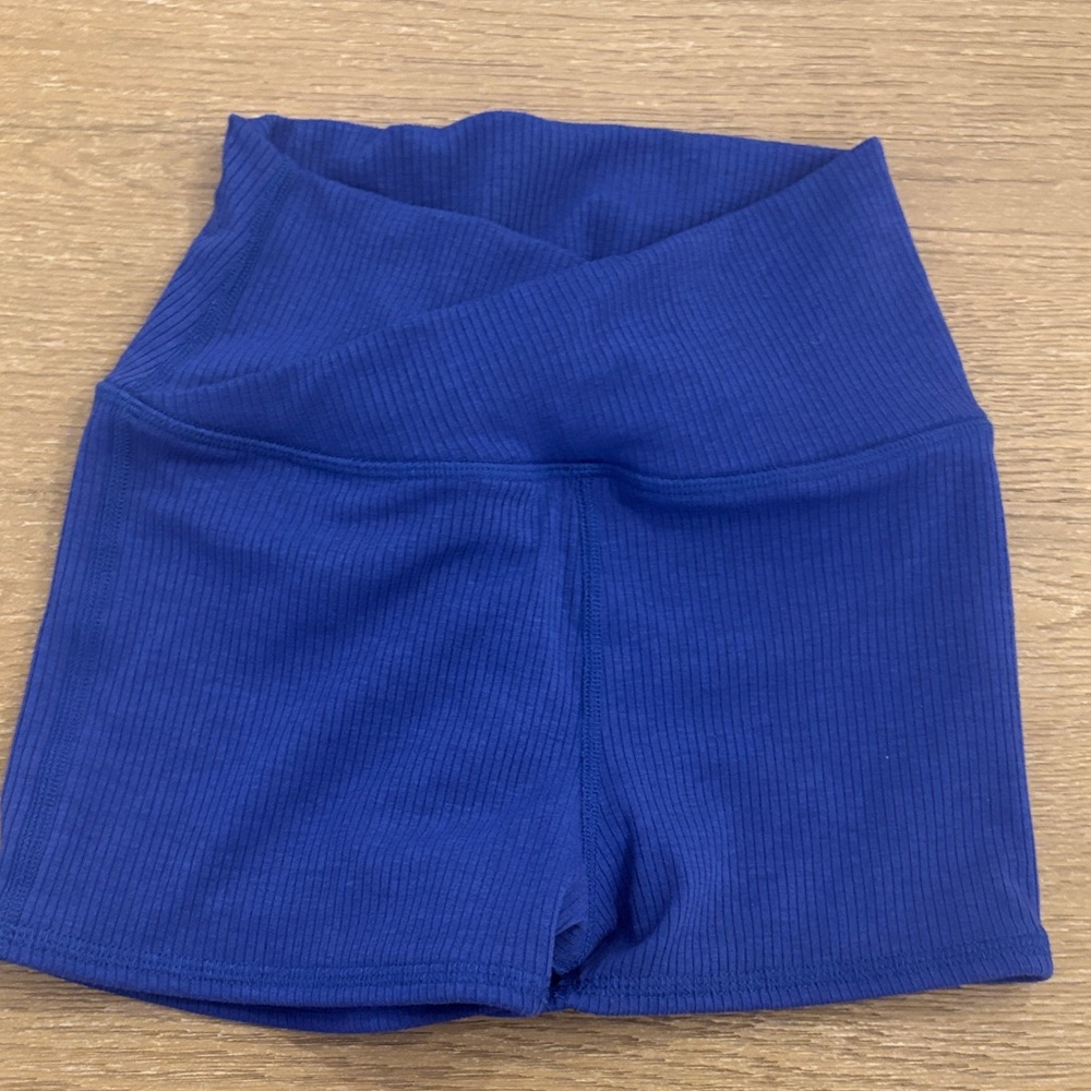 Tiger Friday shorts in blue color size adult small .